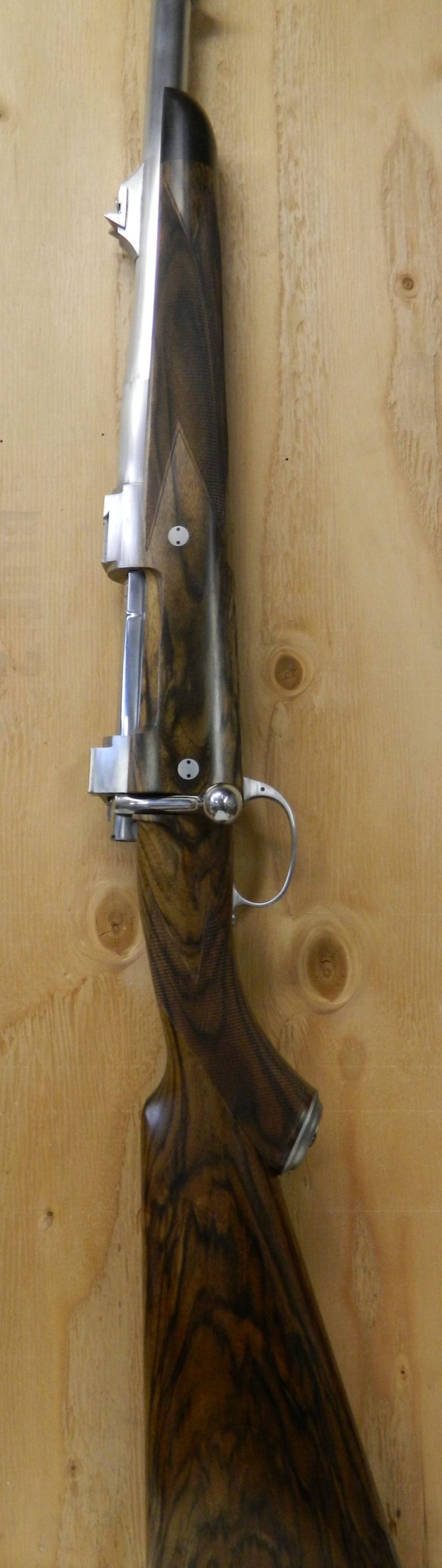 A .505 Gibbs rifle in progress – Buehler Custom Sporting Arms LLC